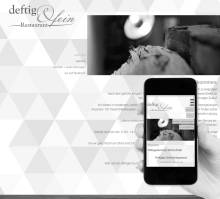 Fertig und Online: Website deftig & fein Fertig und Online: Website deftig & fein
