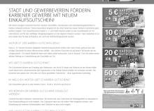 STADT UND GEWERBEVEREIN FÖRDERN KARBENER GEWERBE MIT NEUEM EINKAUFSGUTSCHEIN! STADT UND GEWERBEVEREIN FÖRDERN KARBENER GEWERBE MIT NEUEM EINKAUFSGUTSCHEIN!